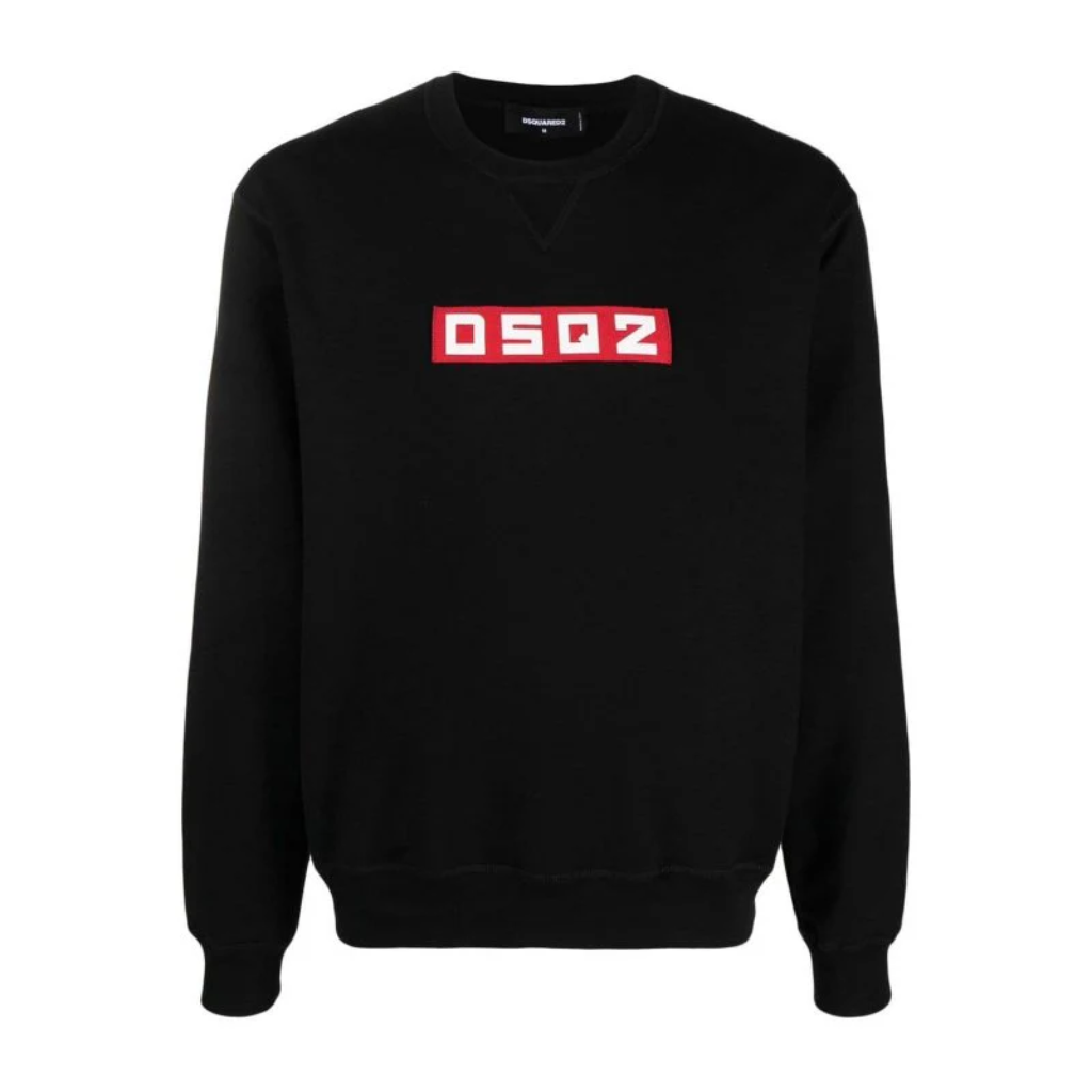Dsquared2 Felpa girocollo patch logo