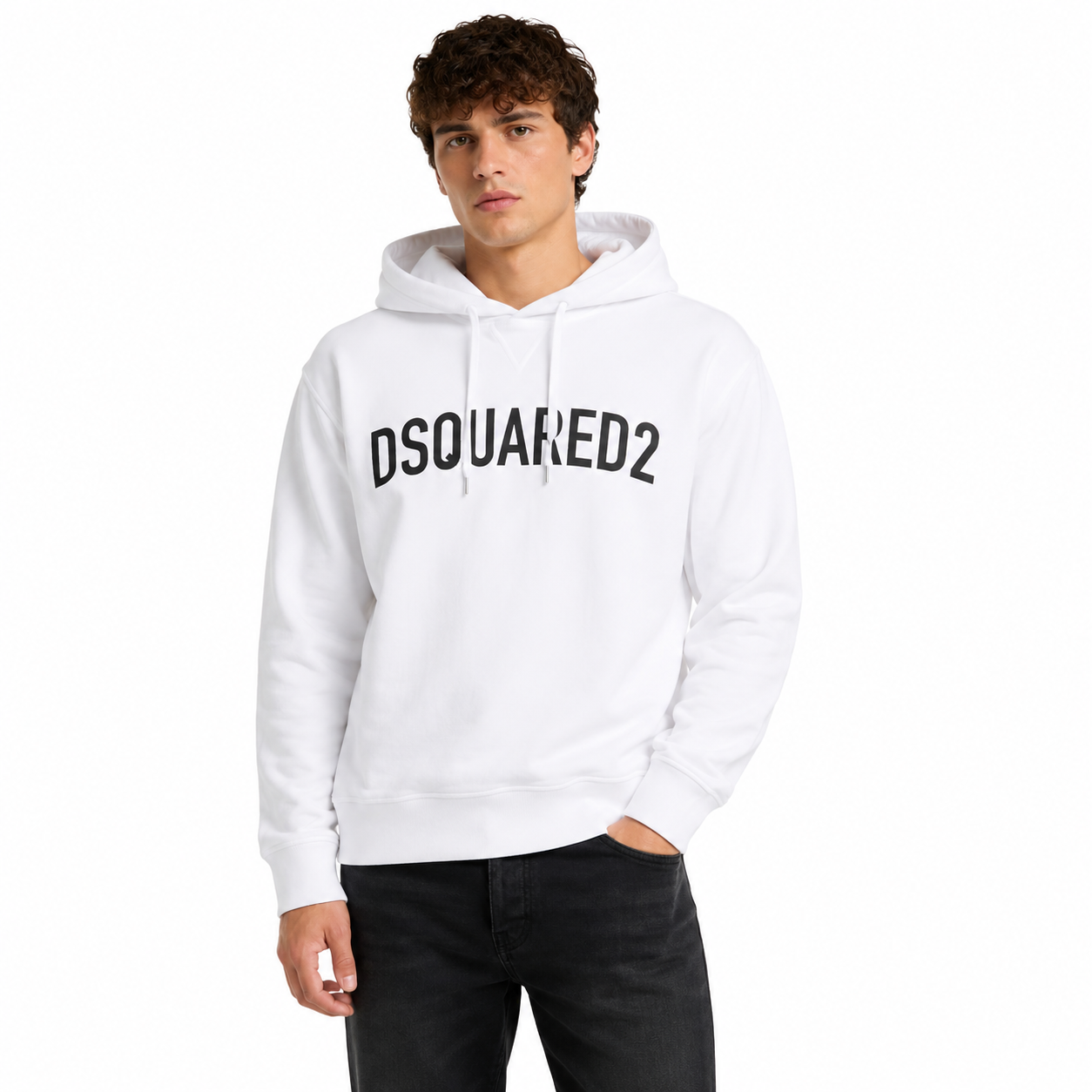 Dsquared2 Felpa con stampa logo