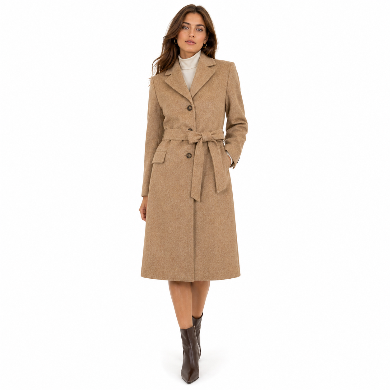 Cappotto capolavoro cammello