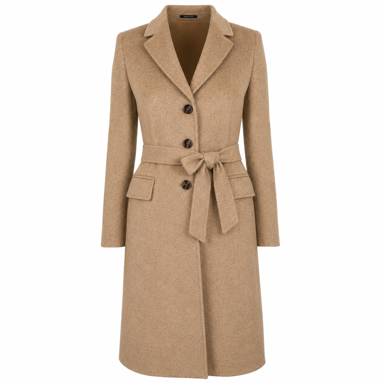 Loro Piana Tessuto Cappotto capolavoro cammello