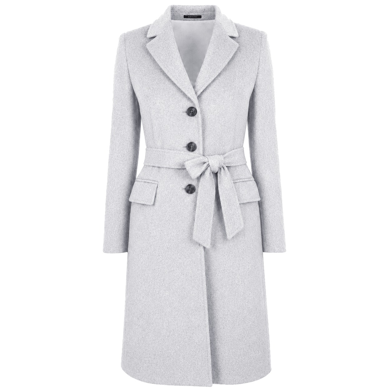 Loro Piana Tessuto Cappotto capolavoro ghiaccio