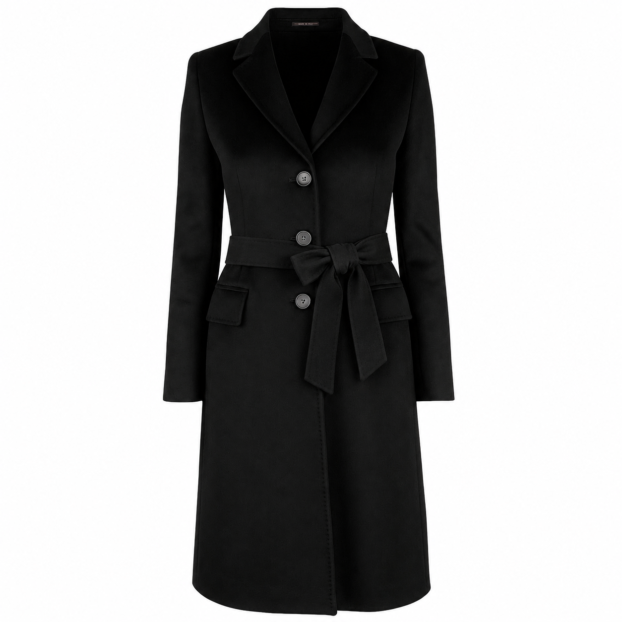 Loro Piana Tessuto Cappotto capolavoro nero
