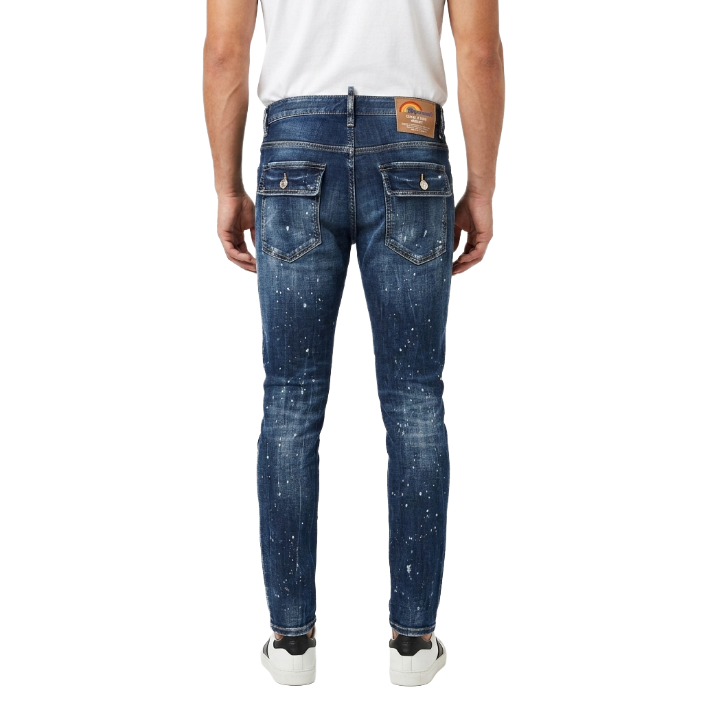 Denim effetto vernice