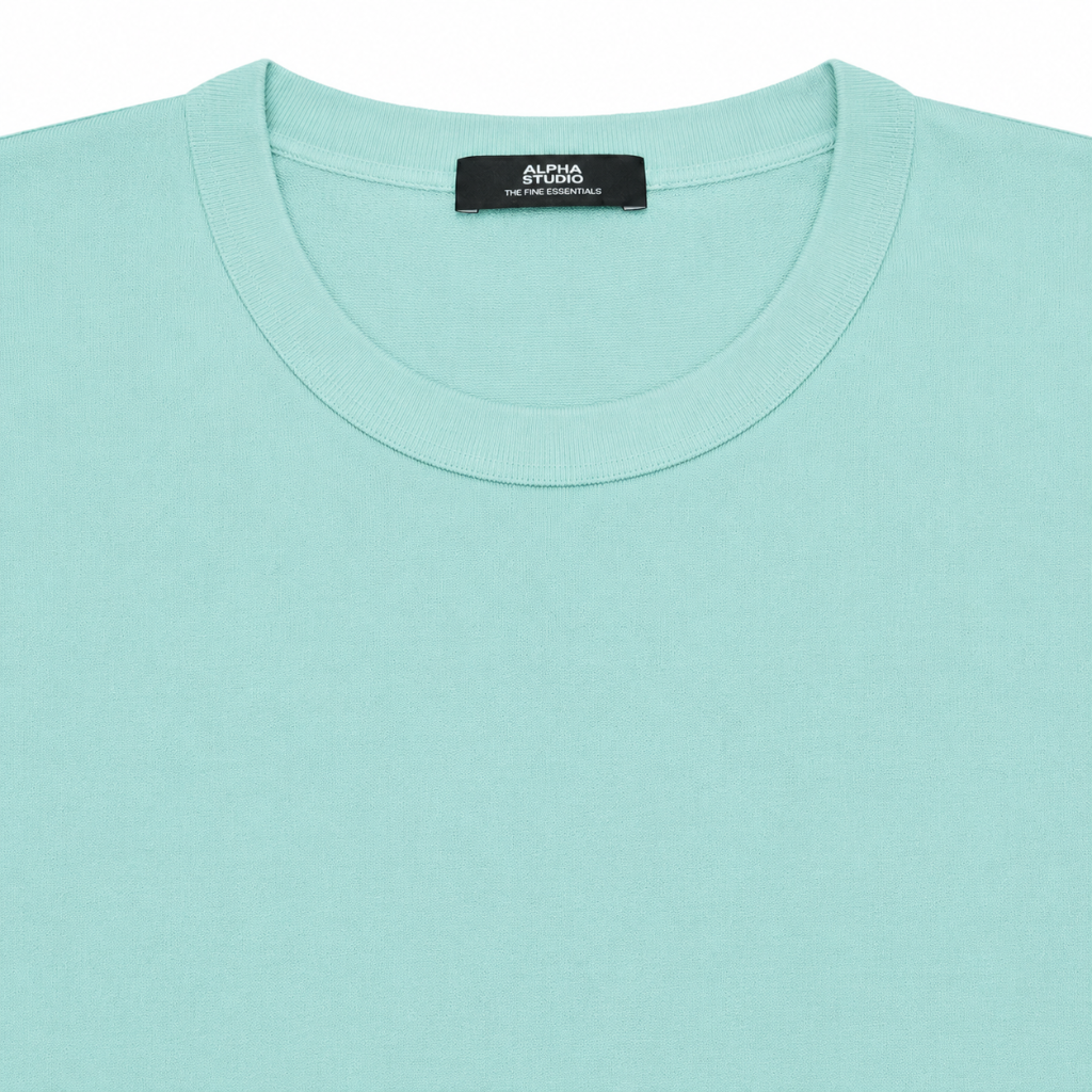 T-shirt in seta e cashmere
