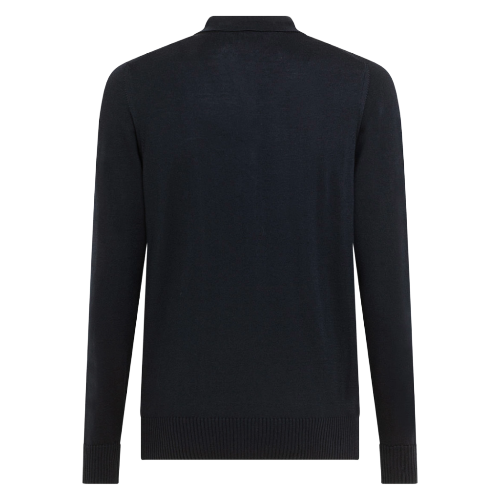 Polo slim a maniche lunghe