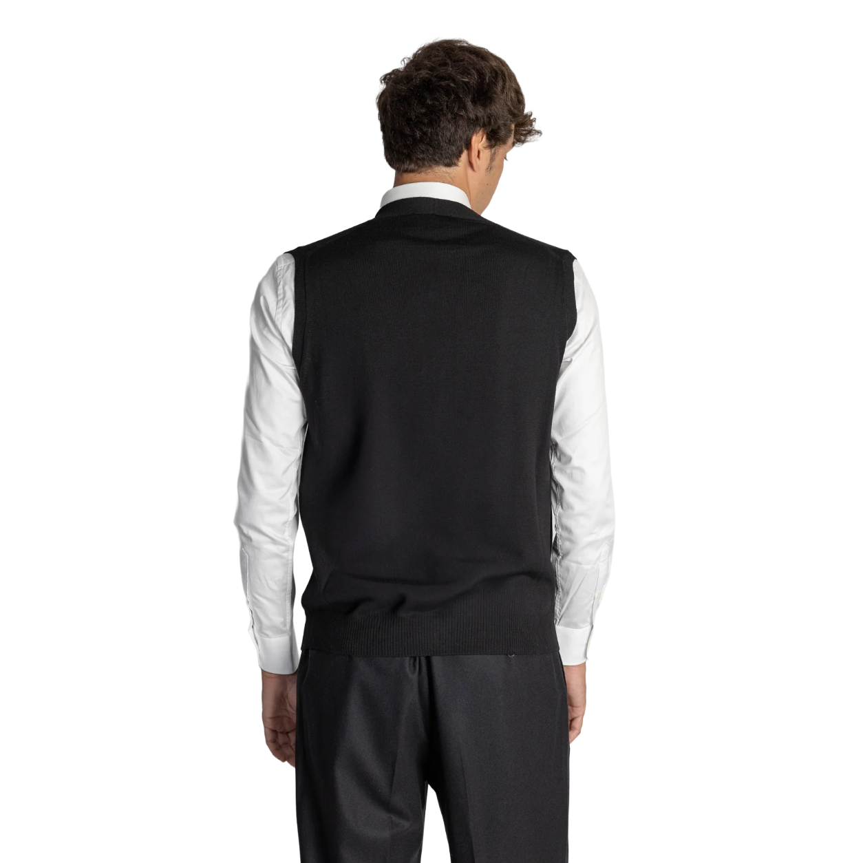 Cardigan smanicato