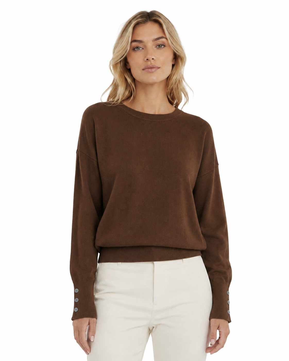 Girocollo m/l seta-cashmere