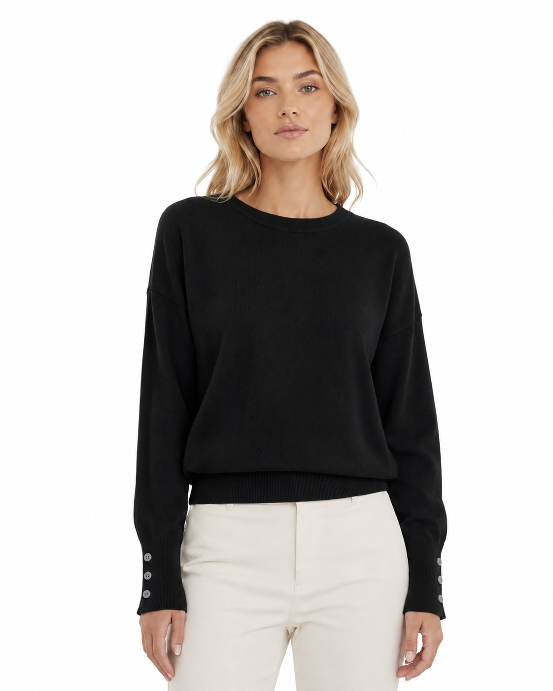 Girocollo m/l seta-cashmere