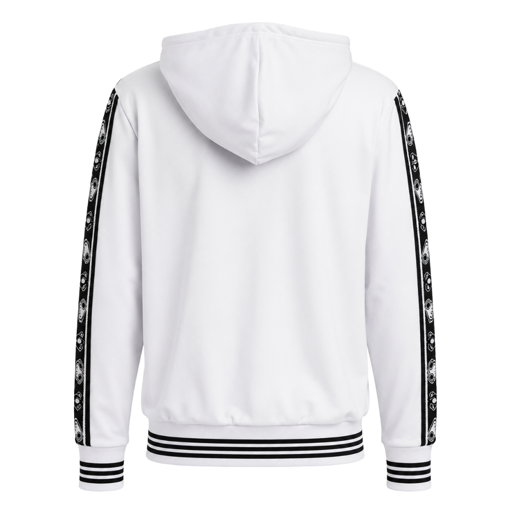 Felpa track bomb white