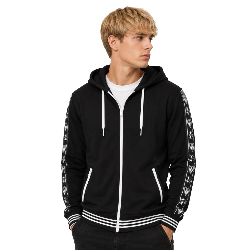 Felpa jean talon black