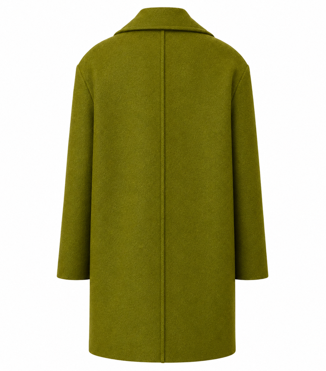 Cappotto doppiopetto corto lana
