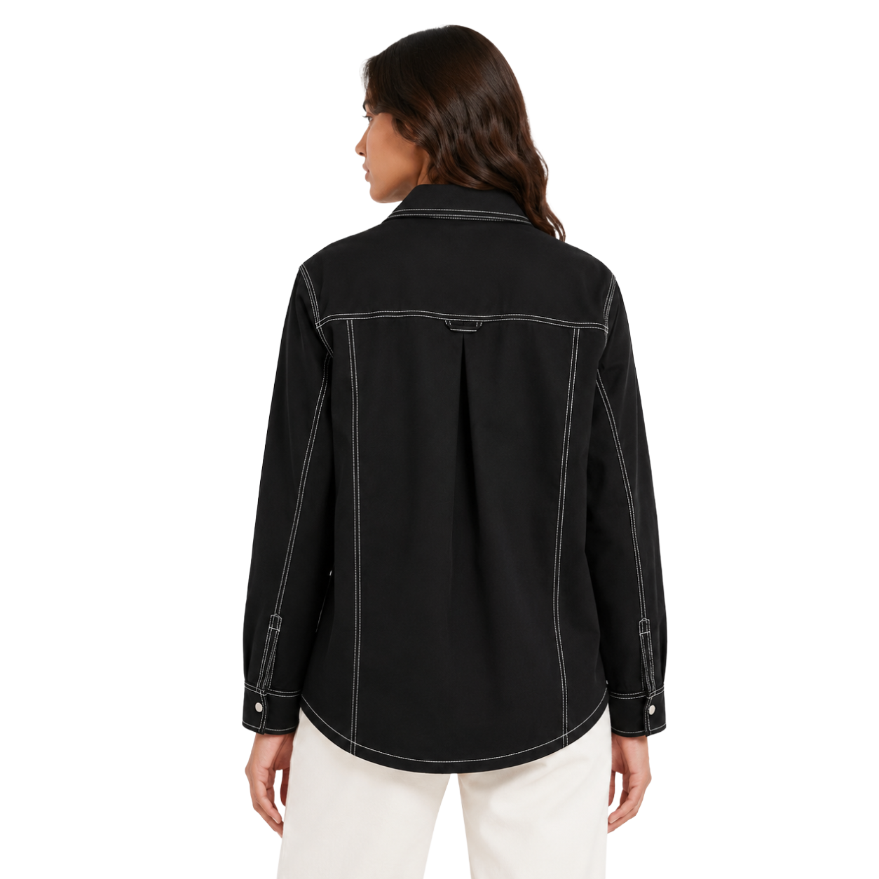 Camicia taschino con pelo