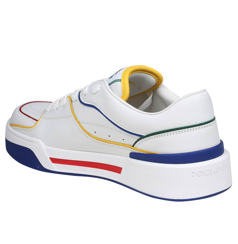 Sneakers basse vit. nappato