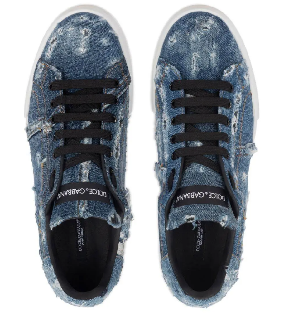 Sneakers patch denim