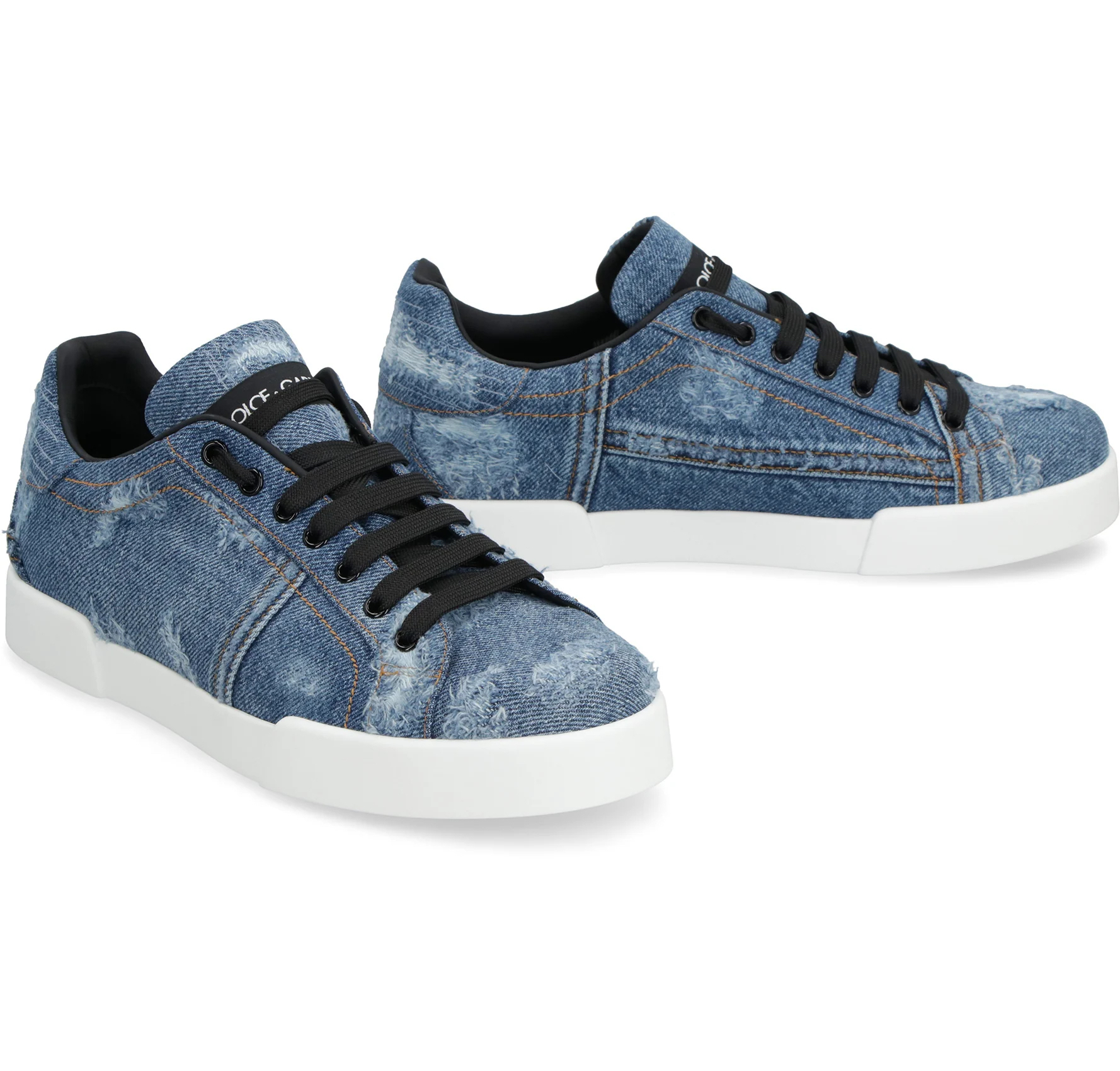 Sneakers patch denim