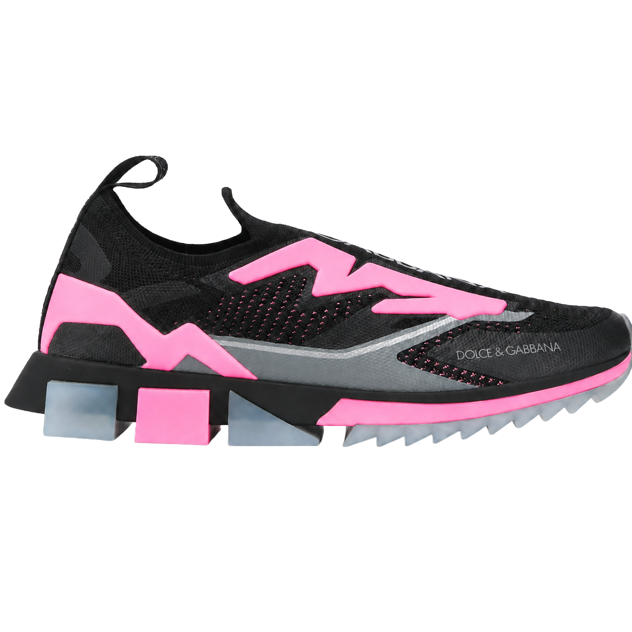 Dolce & Gabbana Sorrento sneakers nero rosa