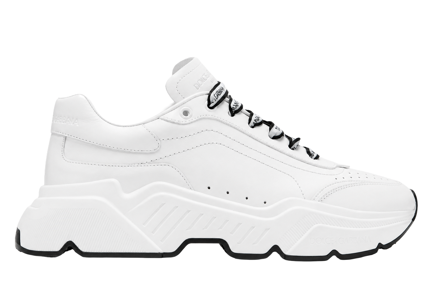 Dolce & Gabbana Sneakers vitello nappato bianco